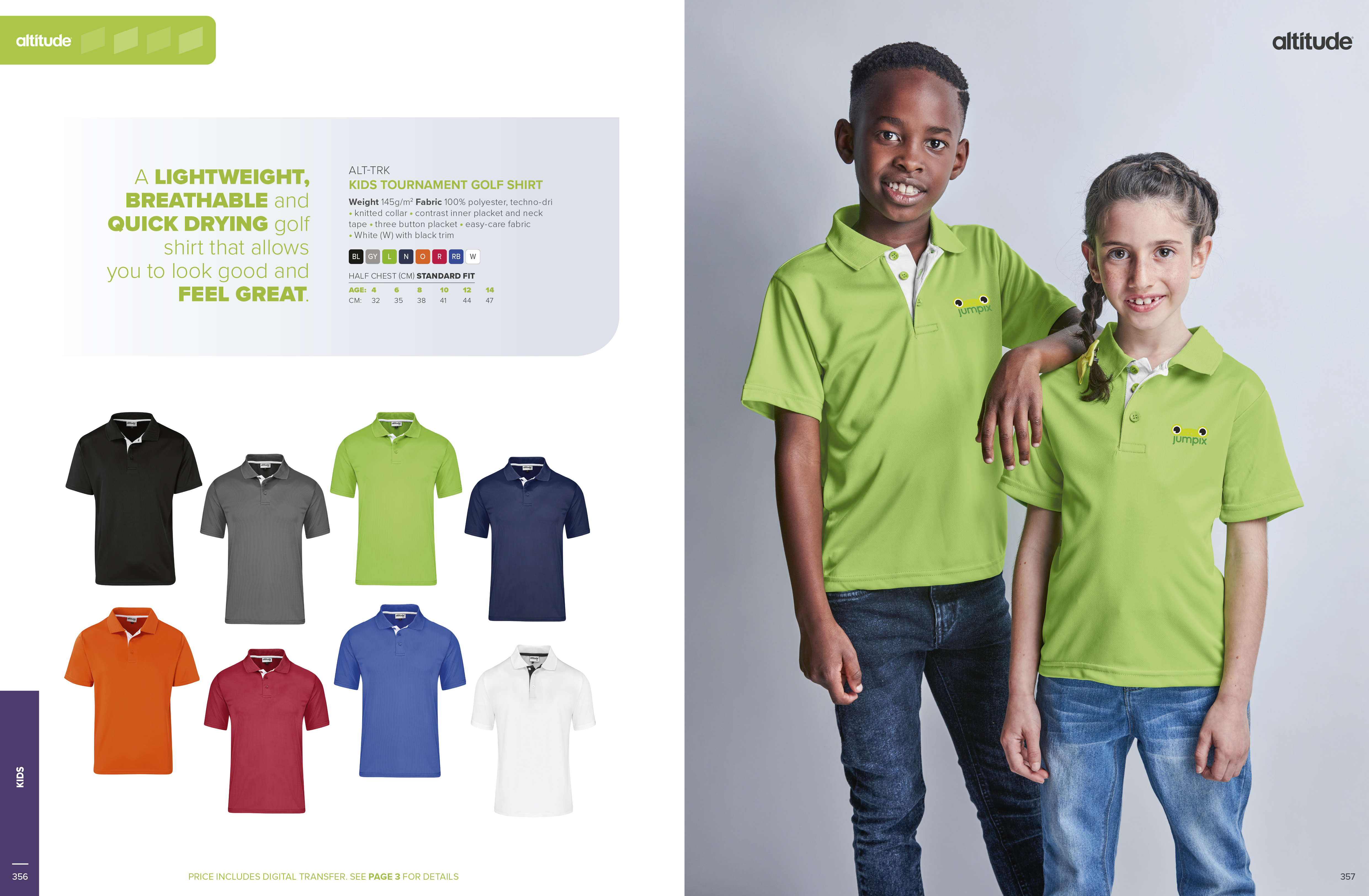 Kids Tournament Golf Shirt CATALOGUE_IMAGE